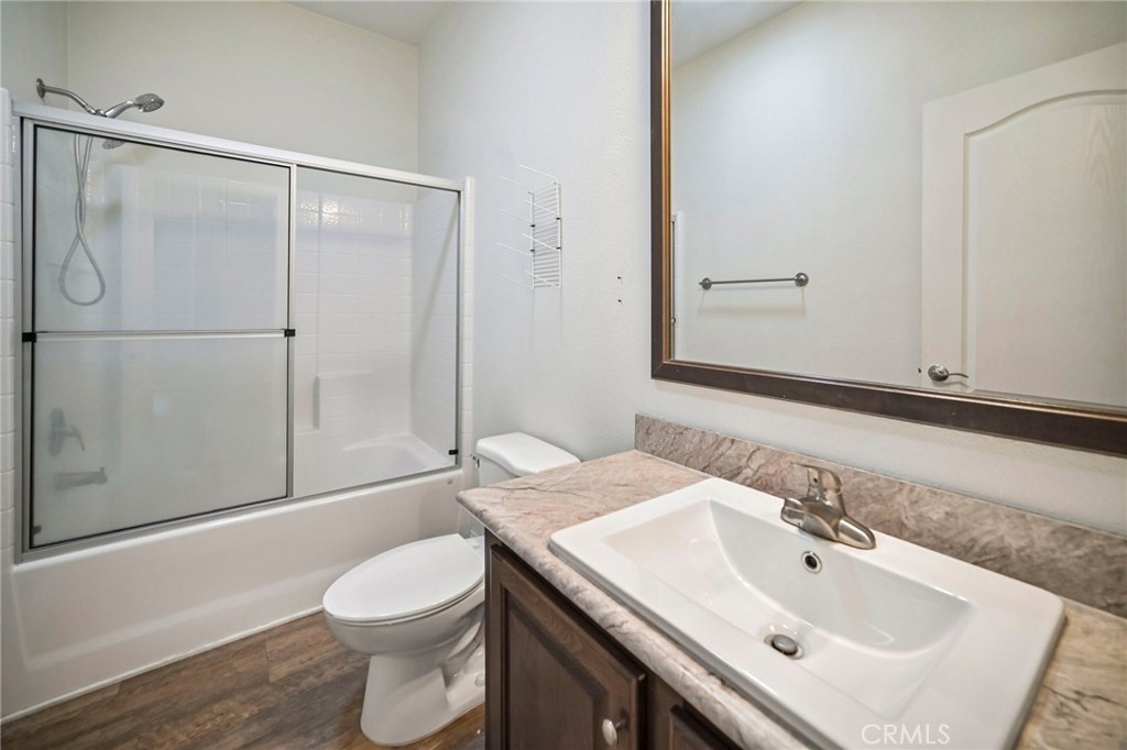 250 East Telegraph Road, Unit 307 Fillmore, CA 93015 - Photo 20 of 36 a bathroom with a sink toilet and shower