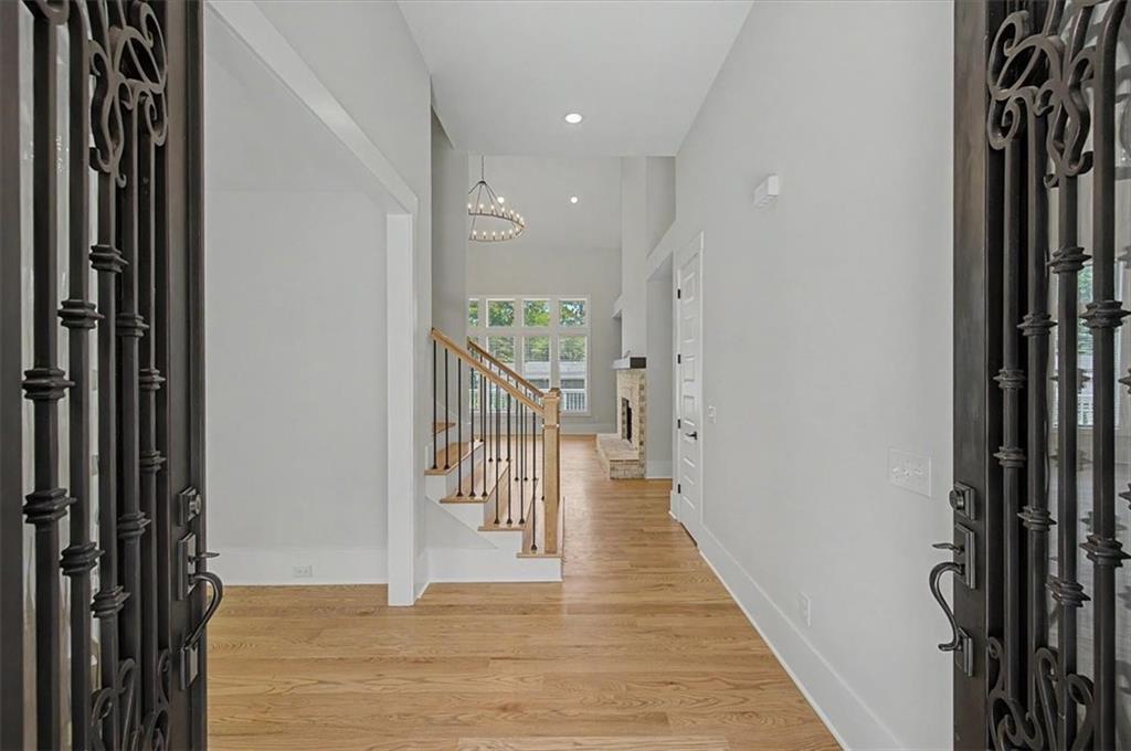 217 Laura Lake Road Marietta, GA 30066 - Photo 6 of 54 a view of a hallway with a door and stairs