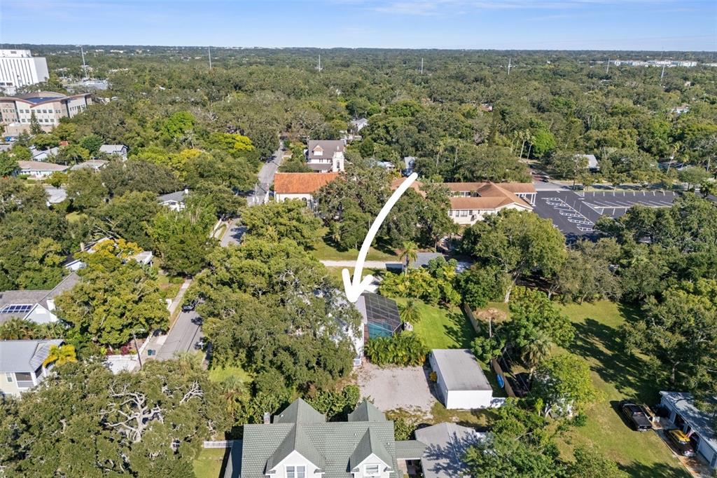 429 Scotland Street Dunedin, FL 34698 - Photo 77 of 78 an aerial view of residential house with outdoor space