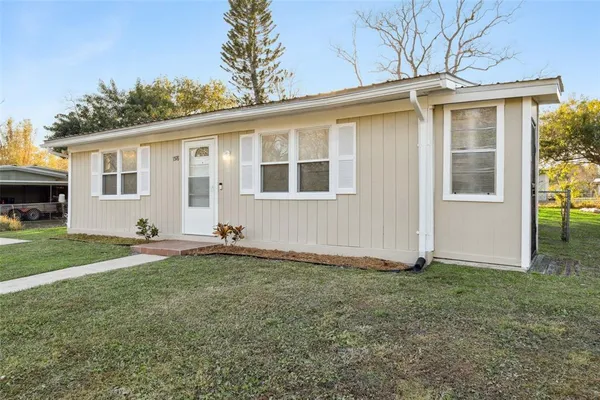 a house that has a backyard