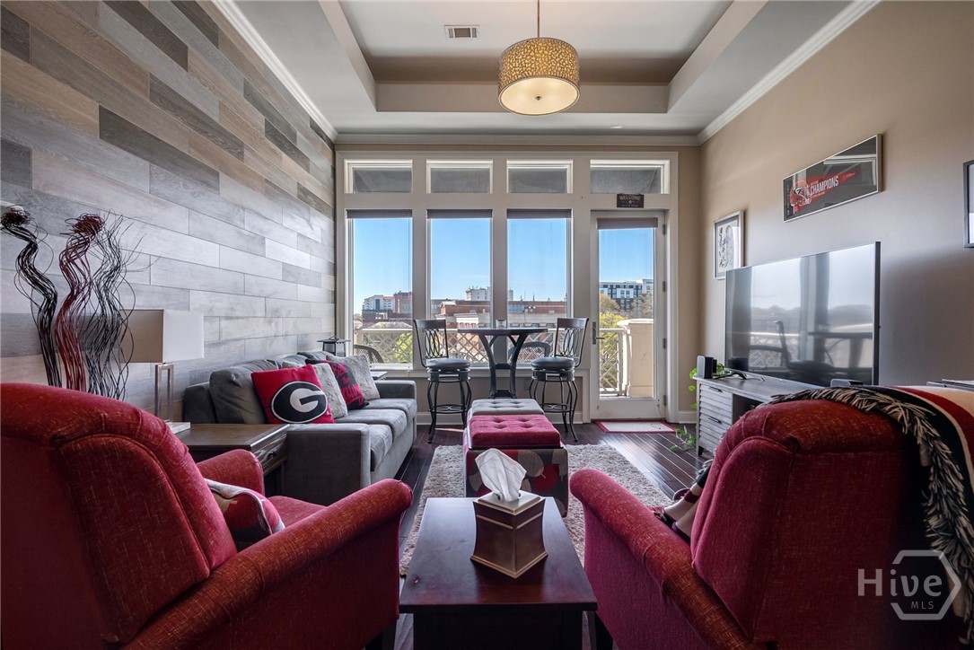 755 East Broad Street, Unit 903 Athens, GA 30601 - Photo 11 of 56 Living room with amazing views