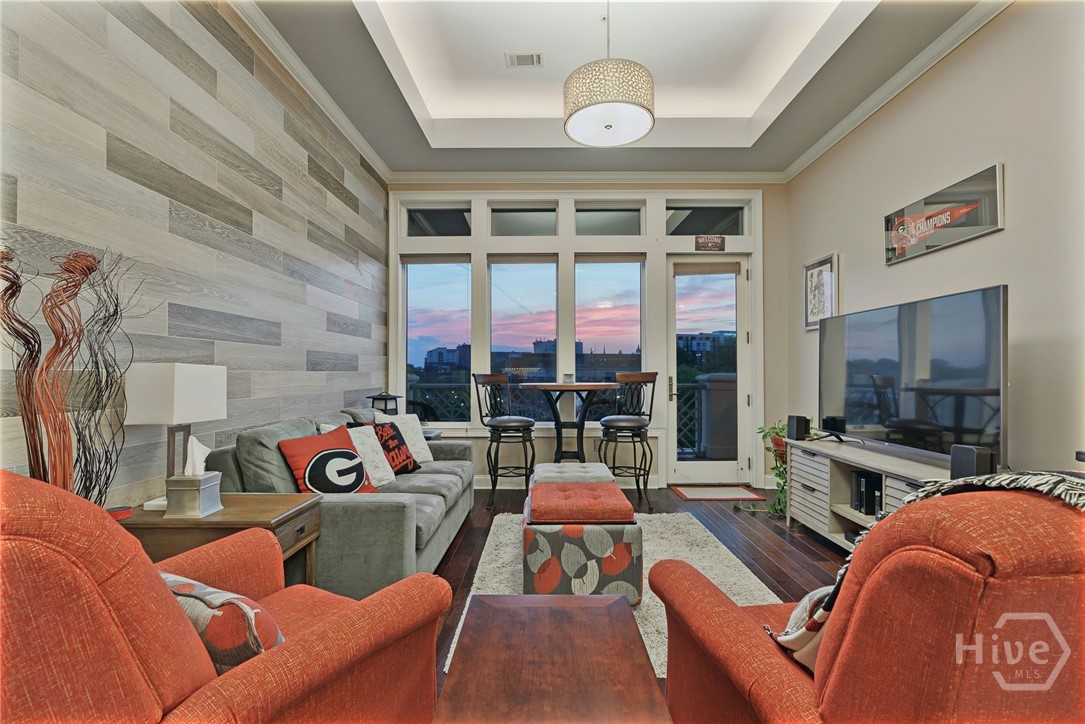 755 East Broad Street, Unit 903 Athens, GA 30601 - Photo 17 of 56 sunset views from living room