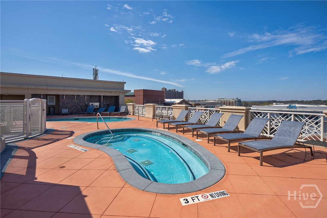 755 East Broad Street, Unit 903 Athens, GA 30601 - Photo 41 of 56 community roof top pool and hot tub