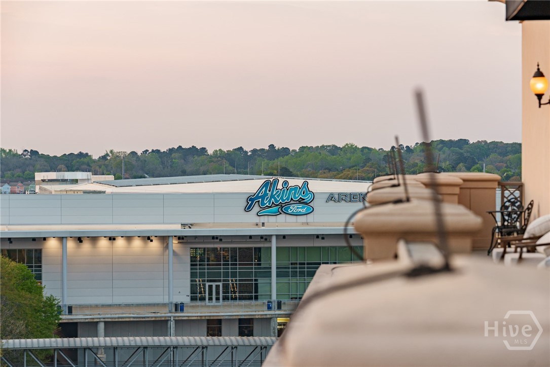755 East Broad Street, Unit 903 Athens, GA 30601 - Photo 44 of 56 View of Akins Ford Arena from Balcony