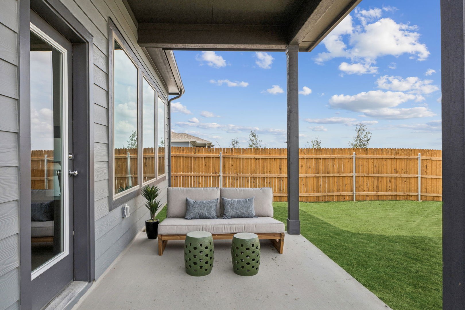 31114 Rena Coast Drive Huffman, TX 77336 - Photo 23 of 28 Patio on the Trinity home plan by Trophy Signature Homes – REPRESENTATIVE PHOTO