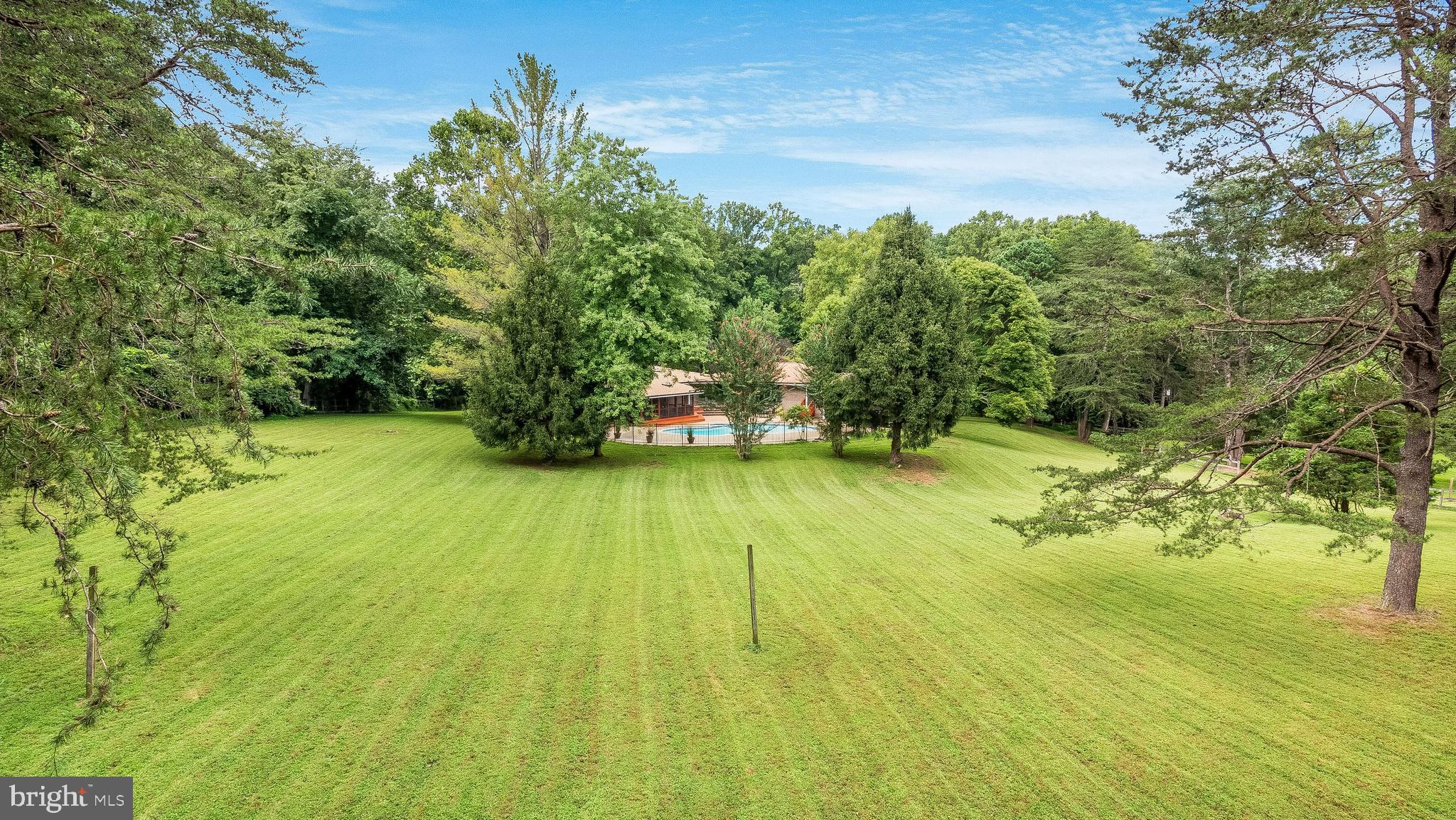 2033 Hunter Mill Road Vienna, VA 22181 - Photo 4 of 5 a view of yard with swimming pool