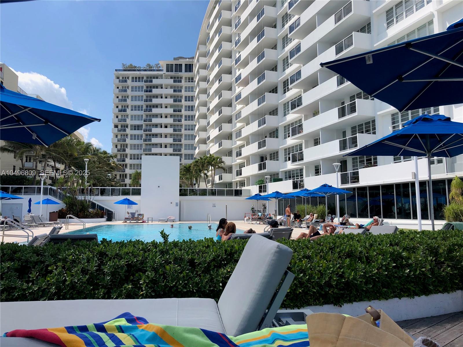 100 Lincoln Road, Unit 1423 Miami Beach, FL 33139 - Photo 25 of 54 heated pool with ocean views