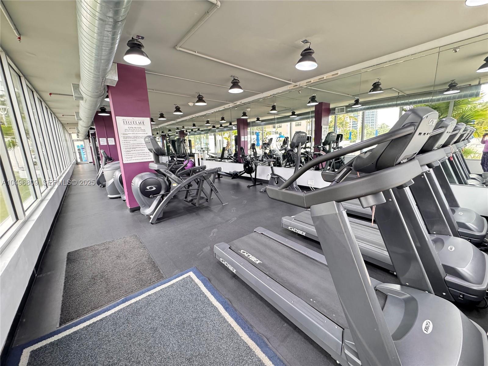 100 Lincoln Road, Unit 1423 Miami Beach, FL 33139 - Photo 41 of 54 a view of a room with gym equipment