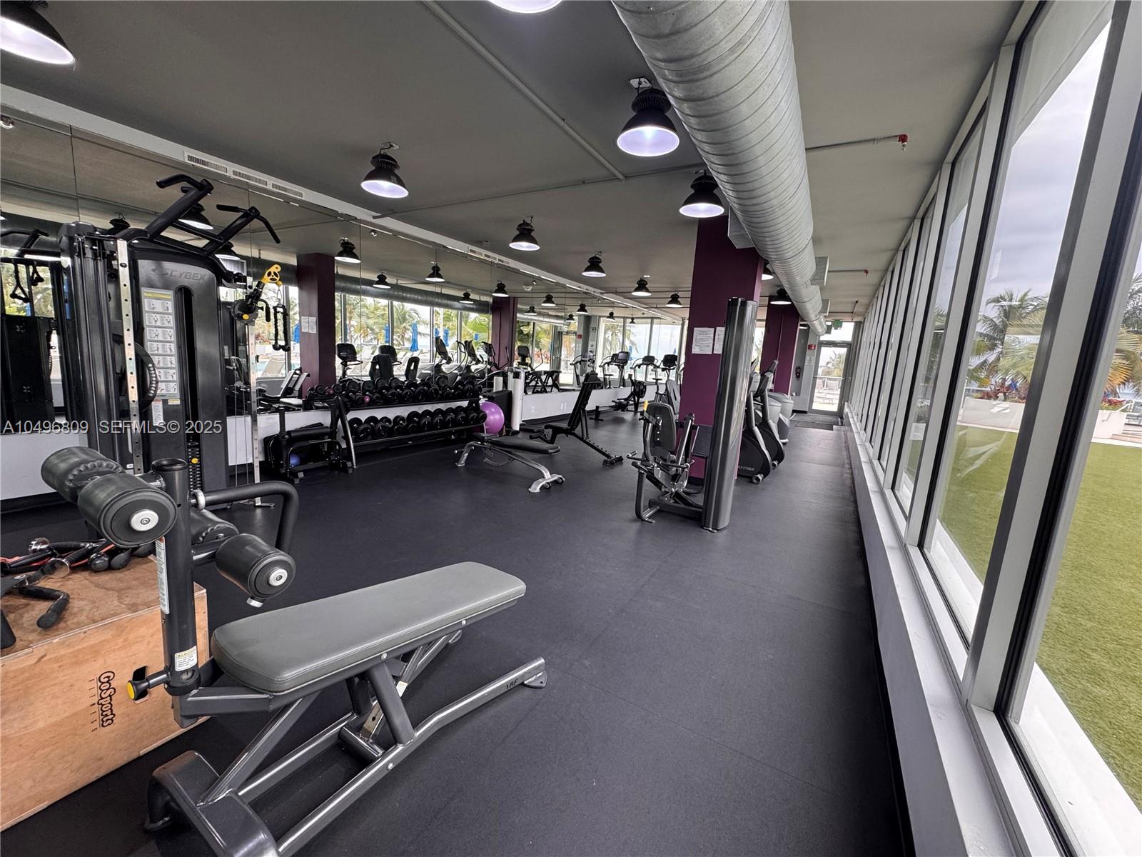 100 Lincoln Road, Unit 1423 Miami Beach, FL 33139 - Photo 44 of 54 a view of a room with gym equipment