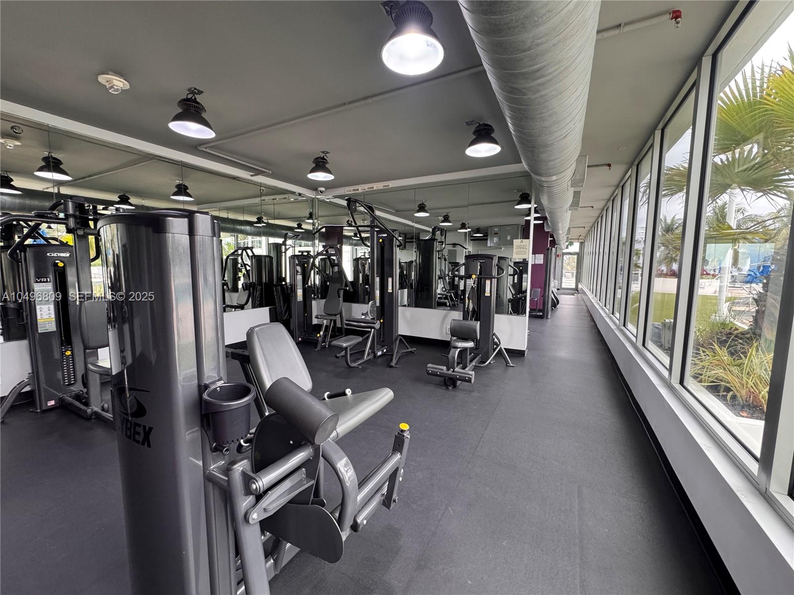 100 Lincoln Road, Unit 1423 Miami Beach, FL 33139 - Photo 48 of 54 a view of a room with gym equipment
