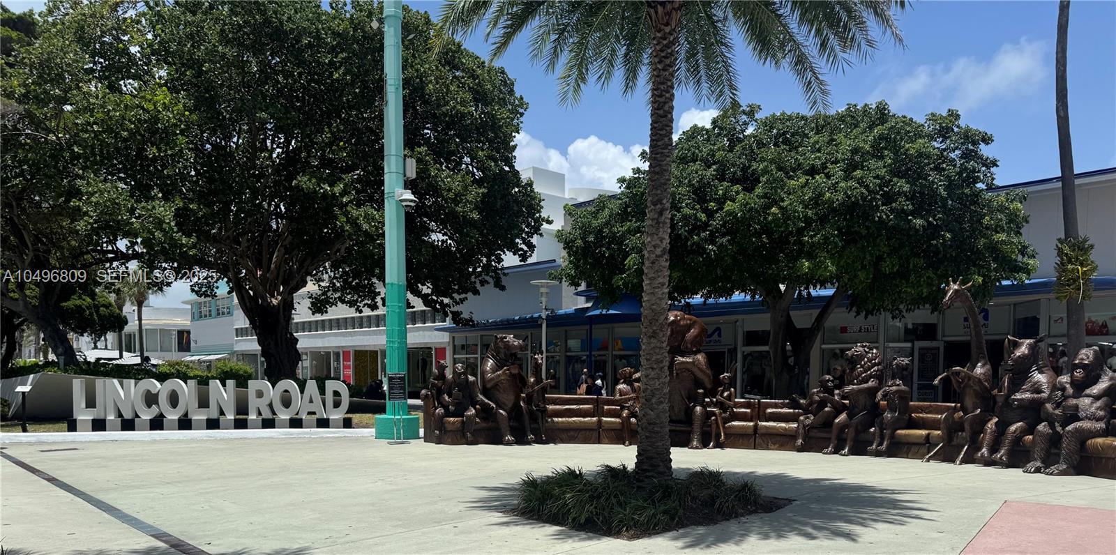 100 Lincoln Road, Unit 1423 Miami Beach, FL 33139 - Photo 51 of 54 a view of street with palm trees