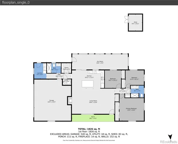 $769,500 | 3780 West 66th Avenue, Arvada, CO 80003
