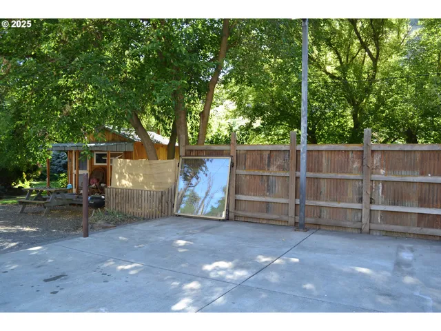 a view of outdoor space and deck