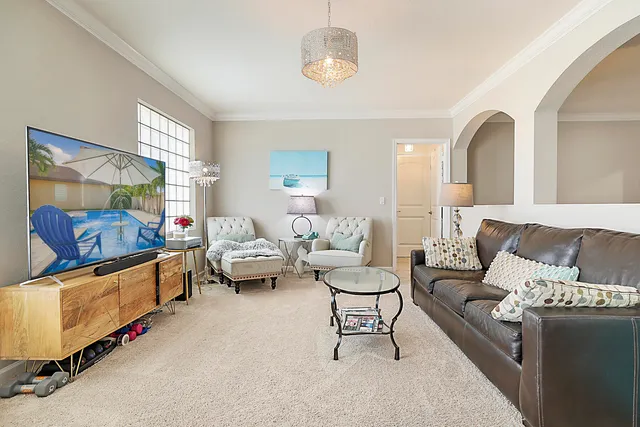 a outdoor view with a sitting space