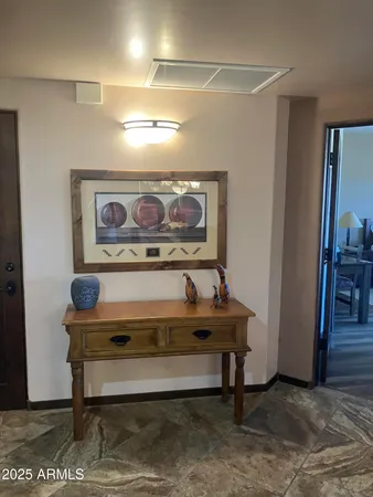 a view of livingroom with furniture