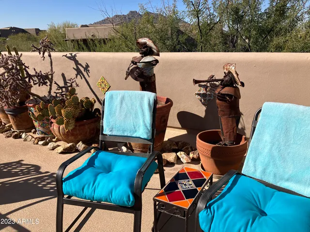 a view of a big yard next to a building