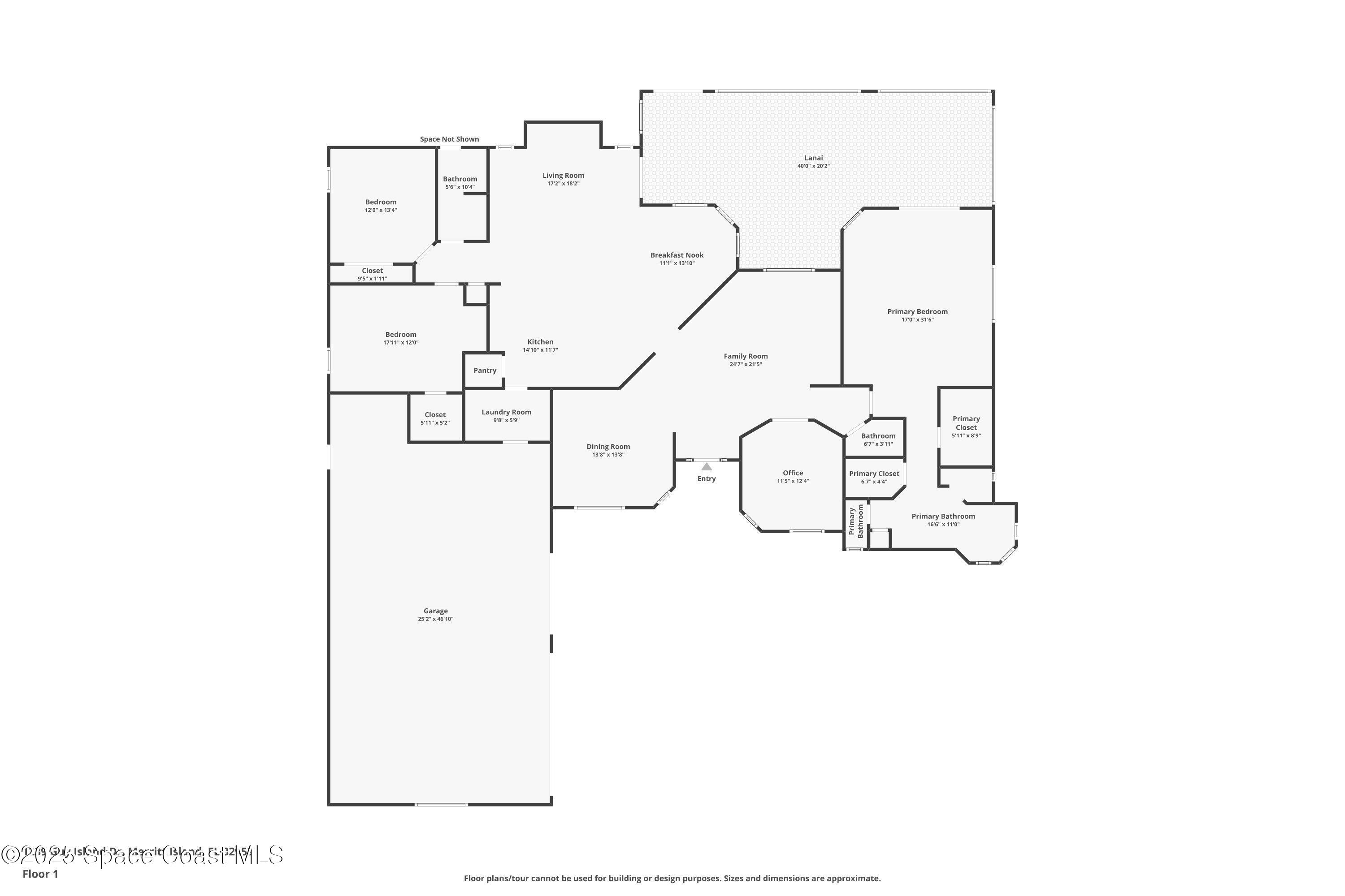 1239 Guy Island Drive Merritt Island, FL 32952 - Photo 42 of 42 a picture of floor plan