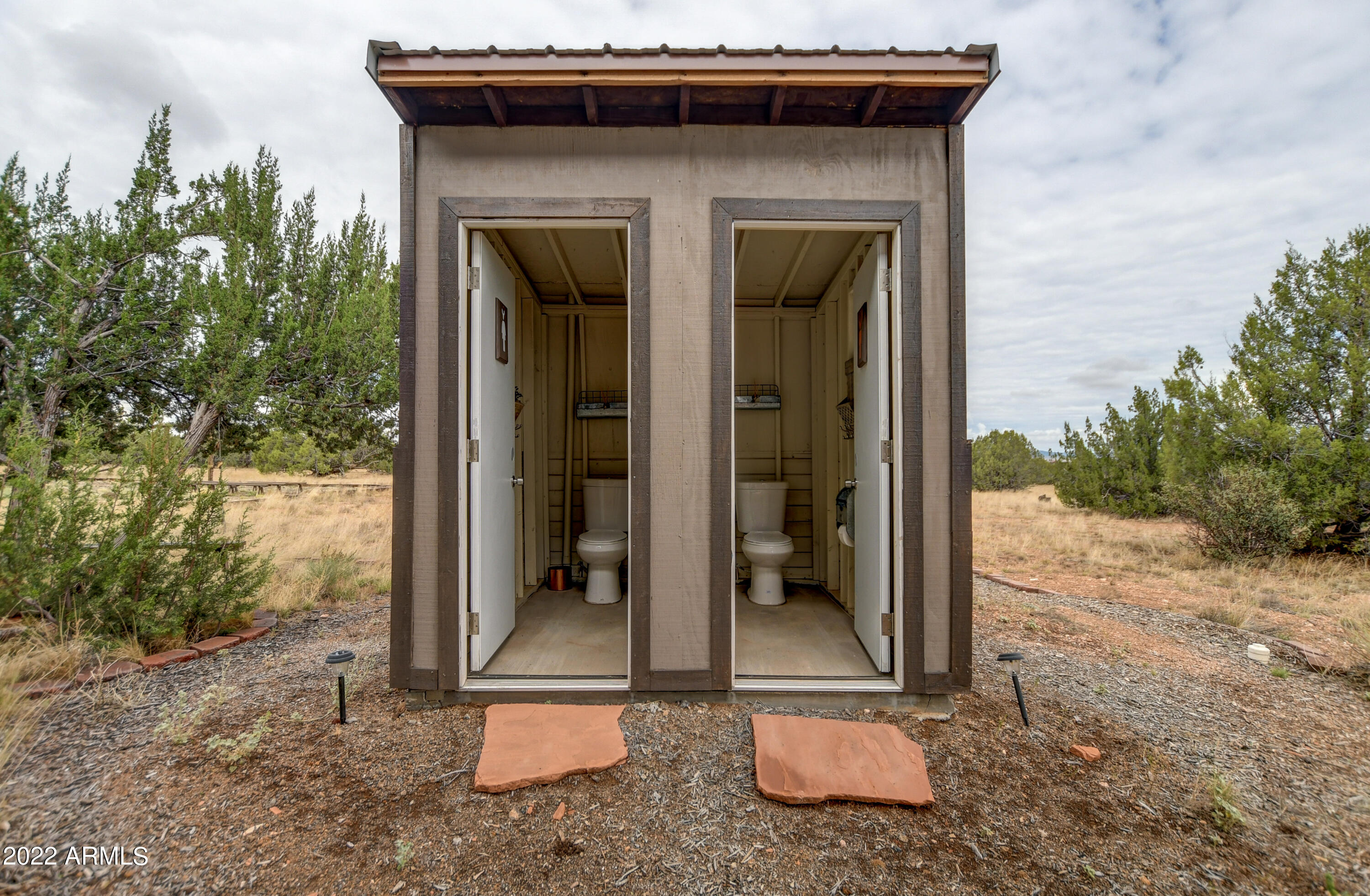 1550 Java Drive Ash Fork, AZ 86320 - Photo 25 of 66 Guest Outdoor Bathroom