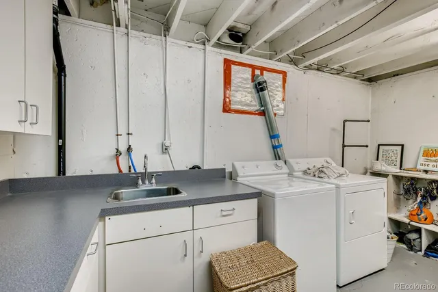 a room with storage and utility