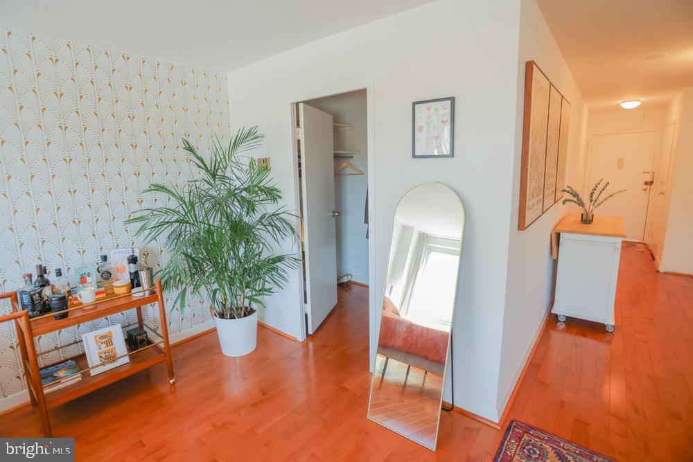 5406 Connecticut Avenue Northwest, Unit 803 Washington, DC 20015 - Photo 10 of 19 view of living room with furniture and wooden floor