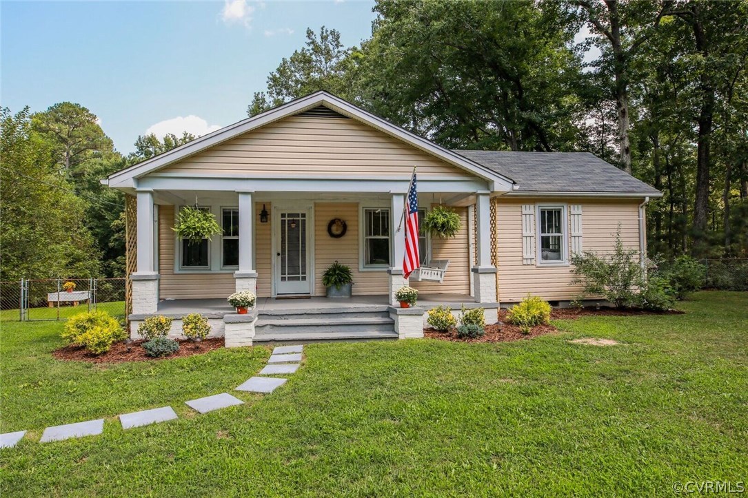 12401 2nd Branch Road Chesterfield, VA 23838 - Photo 41 of 41 a view of a house with a yard and sitting area