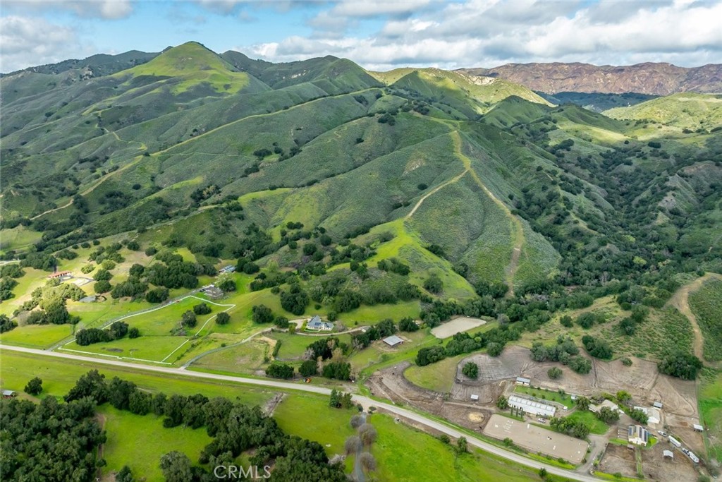 1825 Hi Mountain Road Arroyo Grande, CA 93420 - Photo 71 of 74 an aerial view of a house with a yard