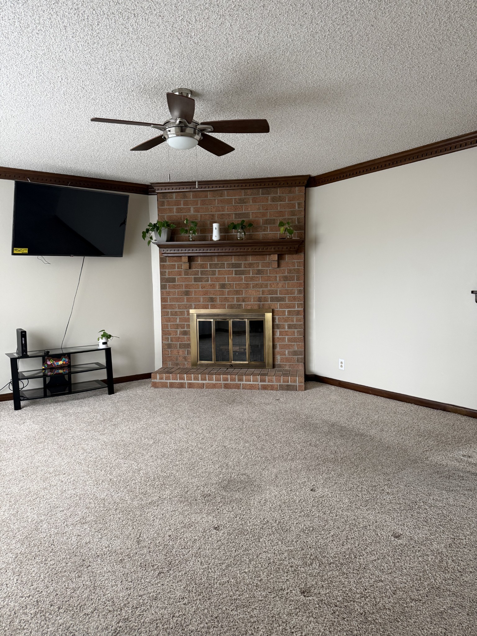 3308 Shakertown Road Antioch, TN 37013 - Photo 2 of 28 a living room with furniture a fireplace and a flat screen tv