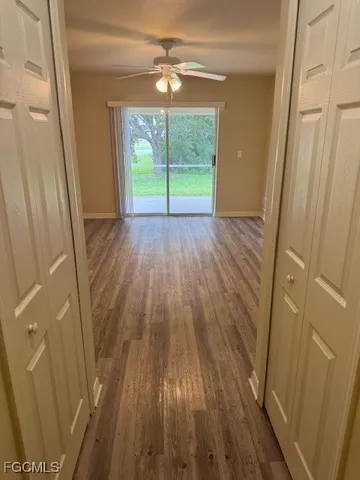 wooden floor in an empty room