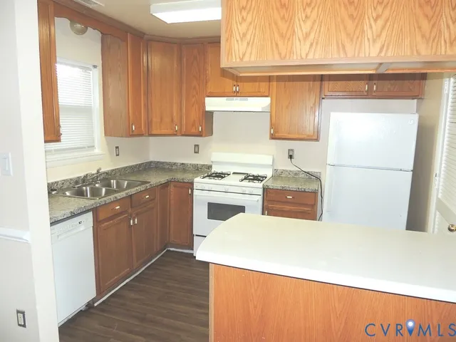 a backyard of a house