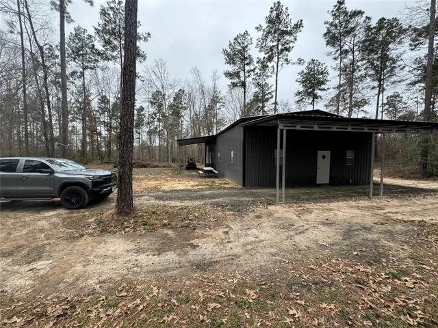 a view of a car garage
