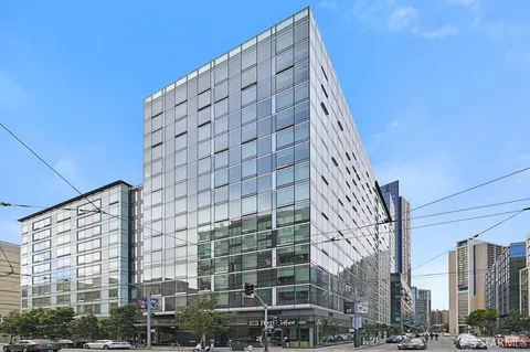 a front view of a building