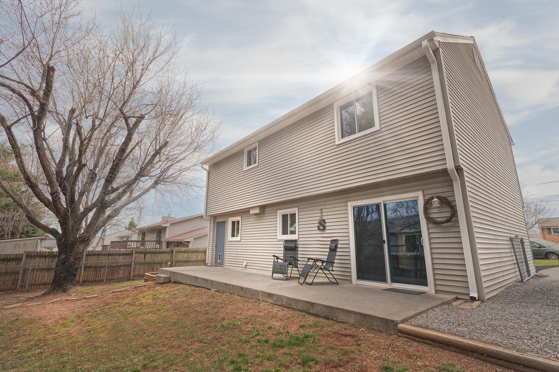 5923 Dairy Road Roanoke, VA 24019 - Photo 25 of 32 Back-Patio view