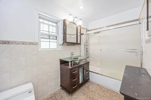 a view of a table and chairs in patio