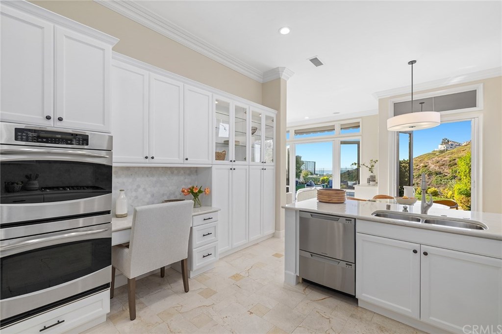 12 Sugar Pine Road Newport Coast, CA 92657 - Photo 14 of 45 Kitchen with view.