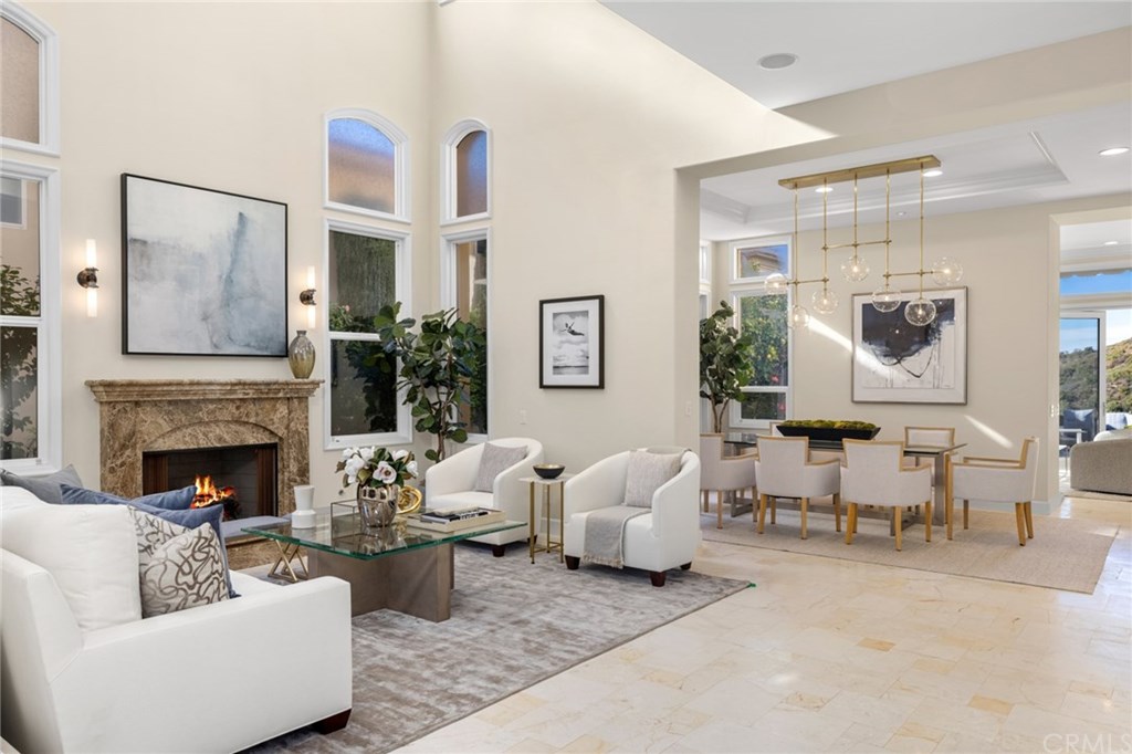 12 Sugar Pine Road Newport Coast, CA 92657 - Photo 5 of 45 Living room and Dining room