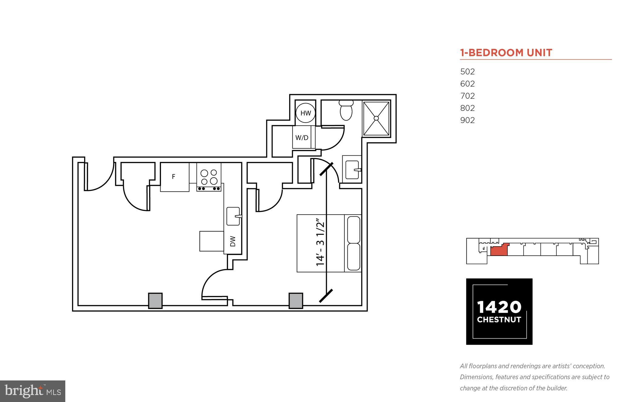 1420-22 Chestnut Street, Unit 206 Philadelphia, PA 19102 - Photo 29 of 35
