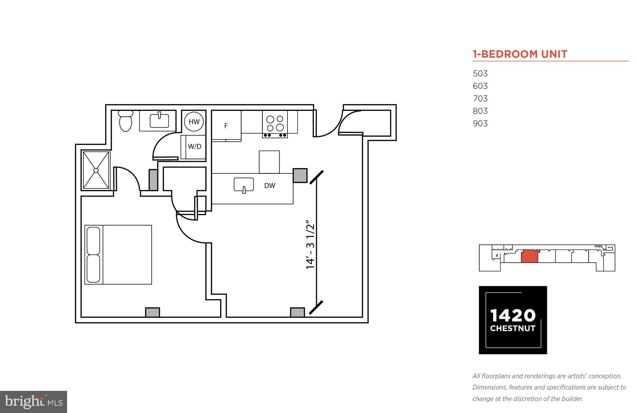 1420-22 Chestnut Street, Unit 206 Philadelphia, PA 19102 - Photo 30 of 35