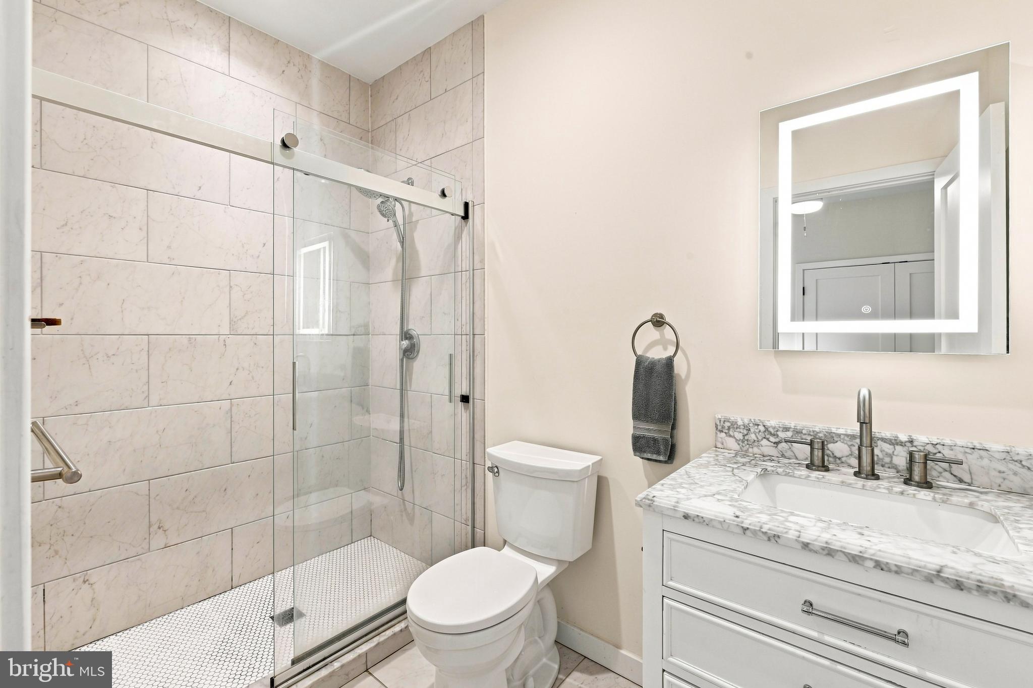 4244 Butler Road Glyndon, MD 21136 - Photo 25 of 50 Bedroom #2 Ensuite Bathroom with step-in shower