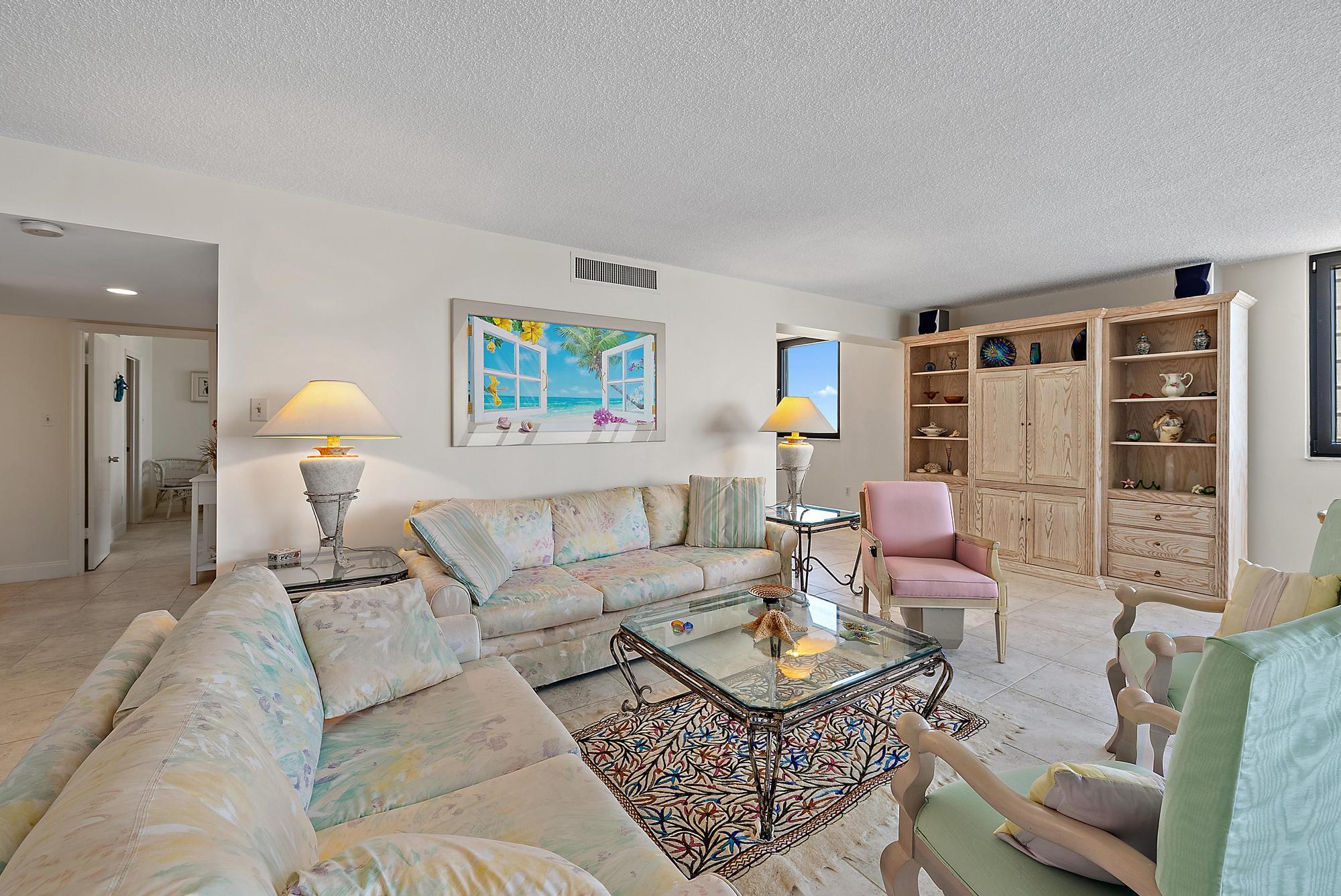 5380 North Ocean Drive, Unit 12F Singer Island, FL 33404 - Photo 3 of 55 Living Room