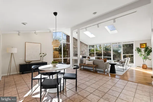 a view of a livingroom with furniture and window