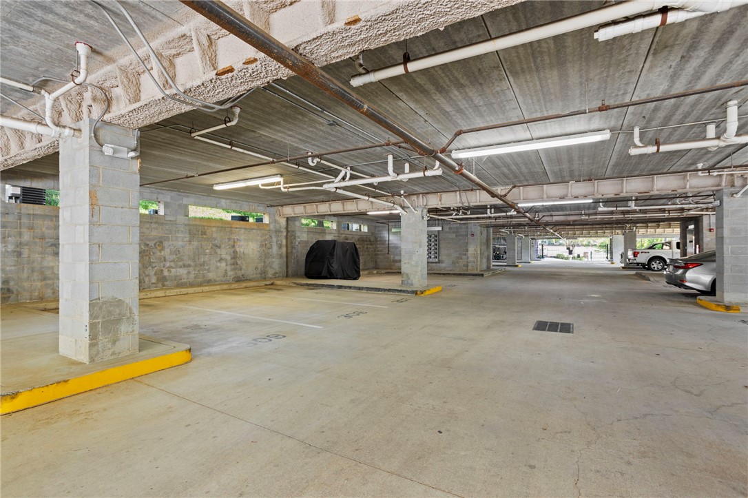 101 Oak Street, Unit 401 Clemson, SC 29631 - Photo 21 of 26 This spacious parking garage offers secure and convenient vehicle storage.