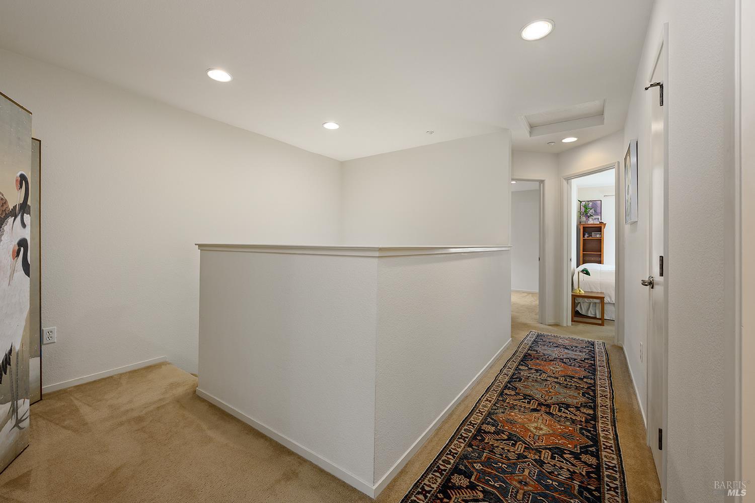 84 Crissy Place Novato, CA 94949 - Photo 23 of 37 a view of hallway with wooden floor