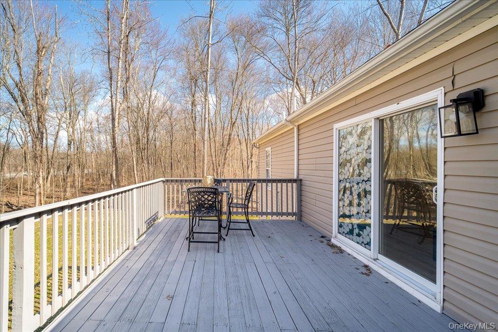 237 South Ohioville Road New Paltz, NY 12561 - Photo 29 of 48 a balcony with wooden floor