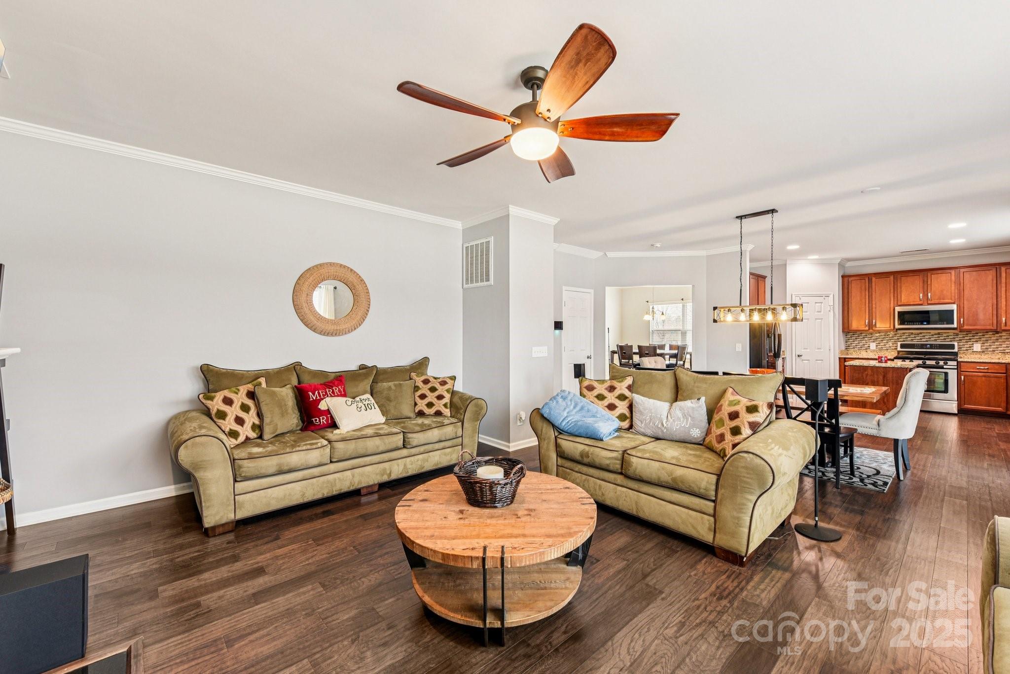 8826 Gray Willow Road Charlotte, NC 28227 - Photo 17 of 47 a living room with furniture and a large window