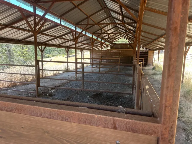 a view of snow on the side of the road