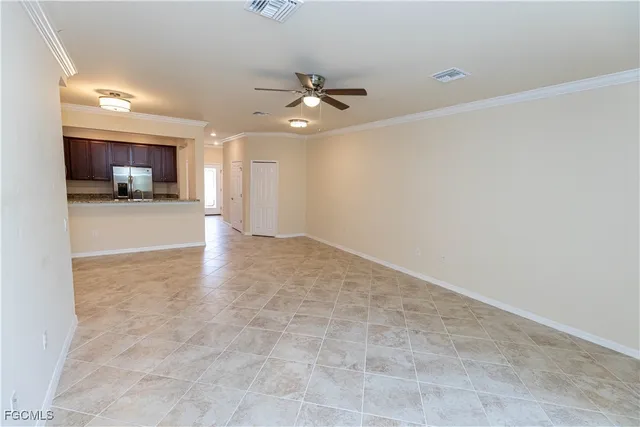 a view of a garden from a window