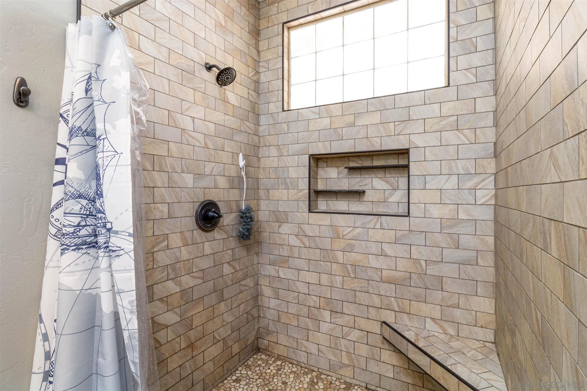 19139 Split Rock Road Ramona, CA 92065 - Photo 16 of 29 a bathroom with a shower