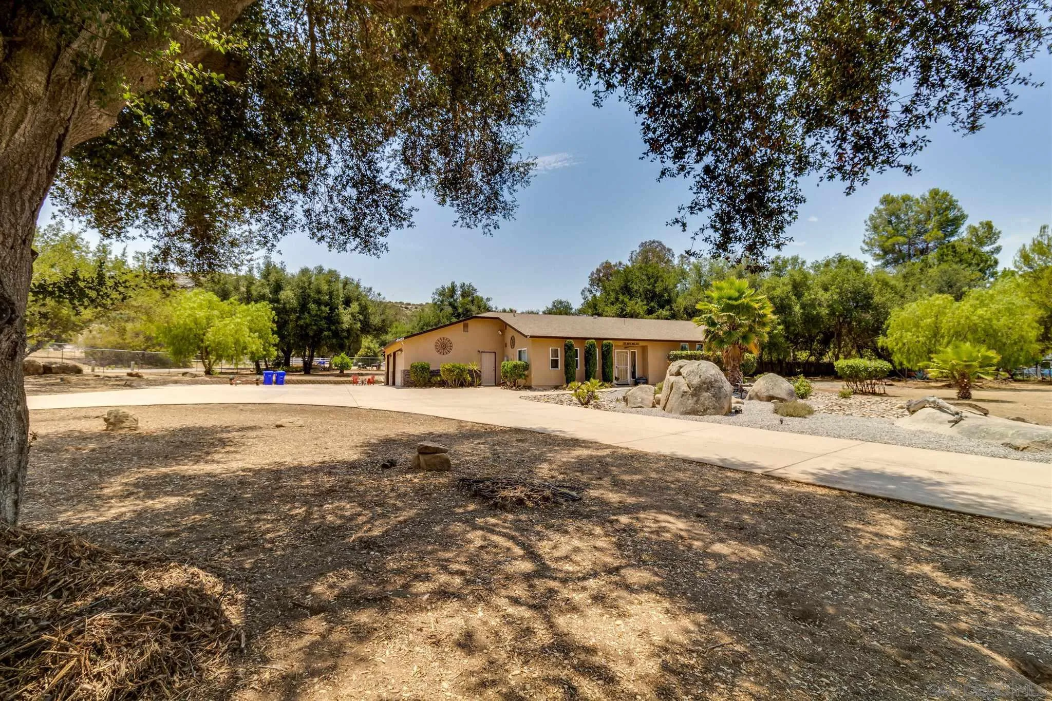 19139 Split Rock Road Ramona, CA 92065 - Photo 28 of 29 a view of a patio with a yard