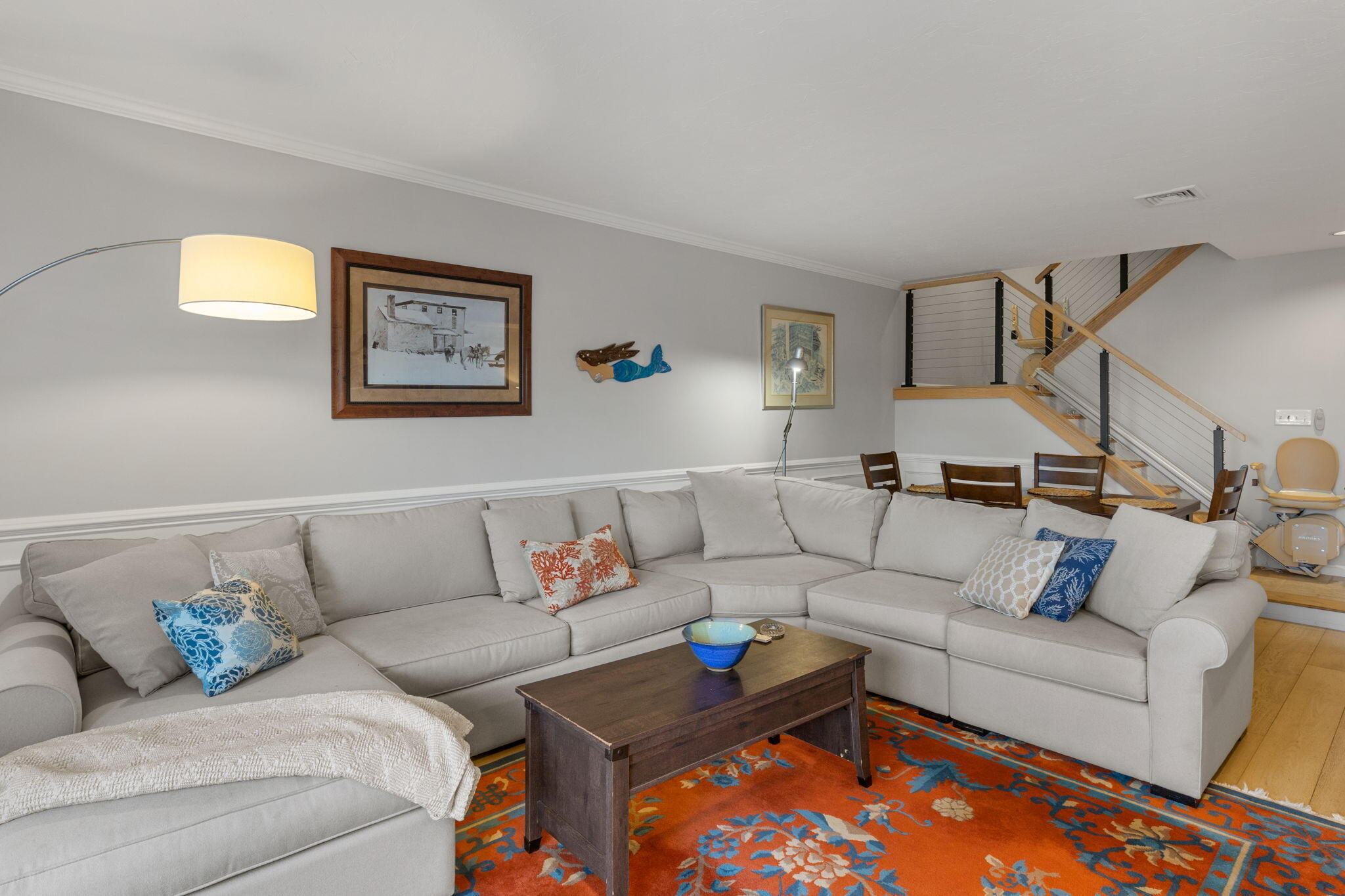 925 Main Street, Unit 3 Cotuit, MA 02635 - Photo 12 of 55 a living room with furniture and a couch