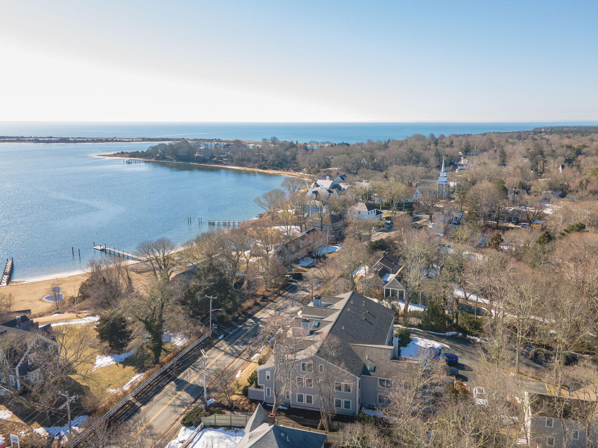 925 Main Street, Unit 3 Cotuit, MA 02635 - Photo 41 of 55 an aerial view of a city